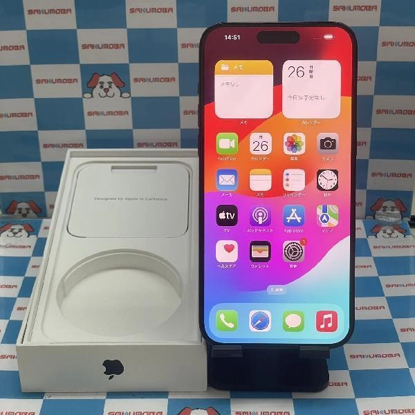 iPhone15 Pro Max Apple版SIMフリー 256GB MU6T3J/A A3105 新品同様 No 商品カラー