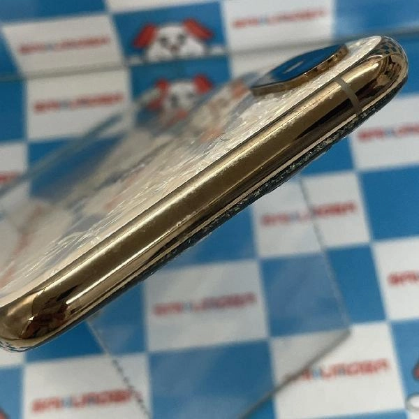 iPhoneXS au 128GB 全体割れ ジャンク品 ゴールド