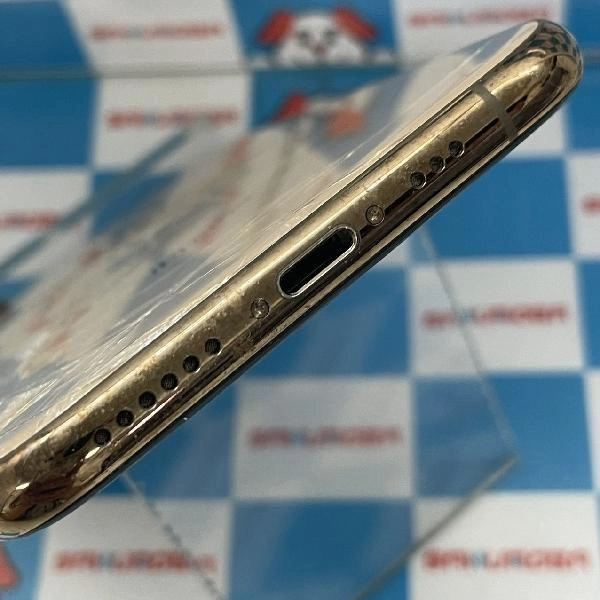 iPhoneXS au 128GB 全体割れ ジャンク品 ゴールド