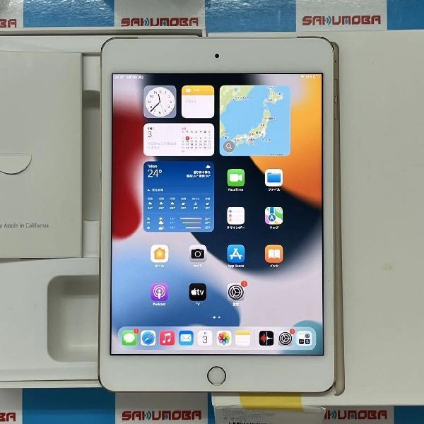 iPad mini 第4世代 SoftBank版SIMフリー 64GB MK752J/A A1550 極美品 ゴールド