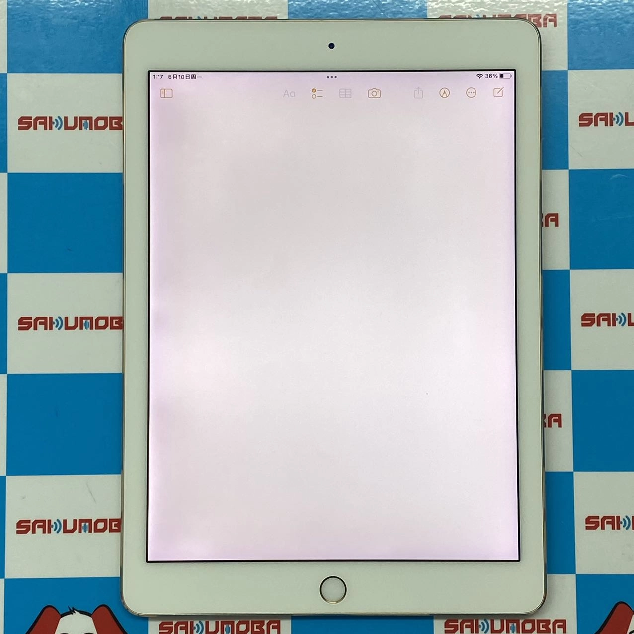 iPad Pro 9.7インチ Wi-Fiモデル 128GB MLMX2J/A A1673 訳あり品 ゴールド