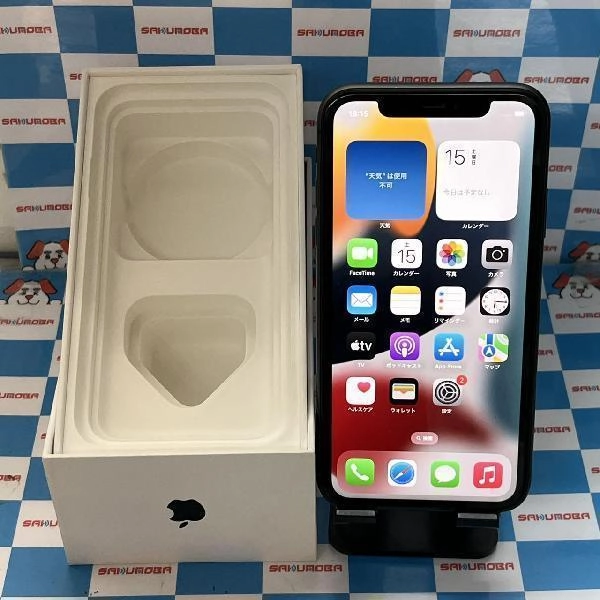 iPhone11 Apple版SIMフリー 128GB MWM02MY/A A2221 ジャンク品 ブラック