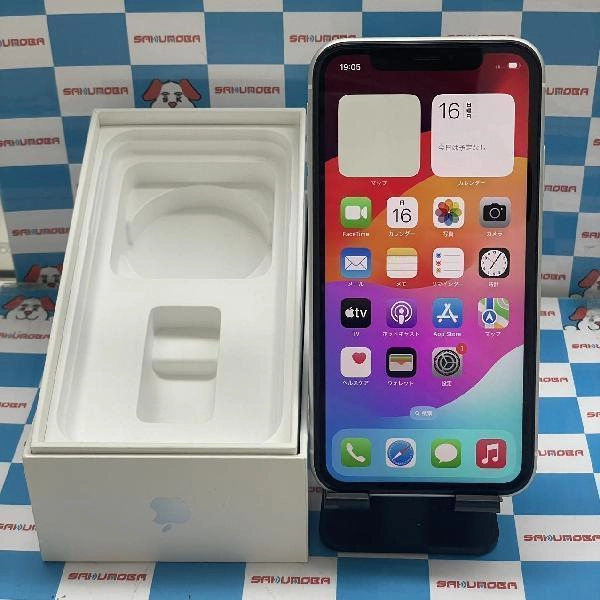 iPhoneXR au版SIMフリー 64GB MT032J/A A2106 美品