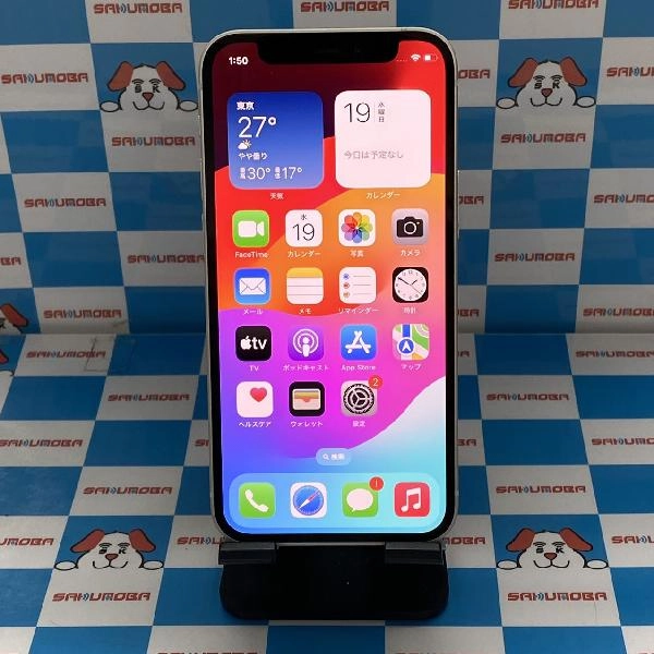 iPhone12 mini Apple版SIMフリー 64GB MGA63J/A A2398 美品 ホワイト