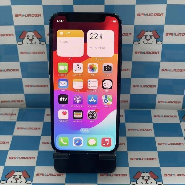 iPhone12 mini au版SIMフリー 128GB MGDP3J/A A2398 ジャンク品 ブルー