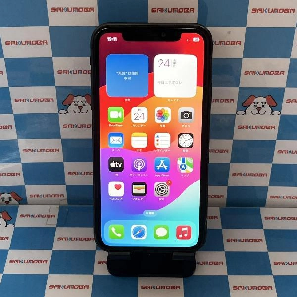 iPhone11 Apple版SIMフリー 64GB MWLT2J/A A2221 ジャンク品 ブラック