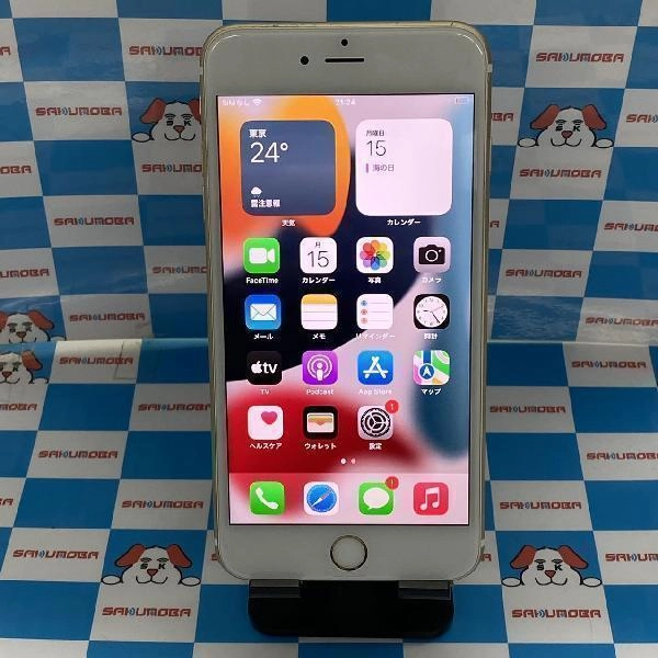 iPhone6s Plus docomo版SIMフリー 128GB MKUF2J/A A1687 ジャンク品 ゴールド
