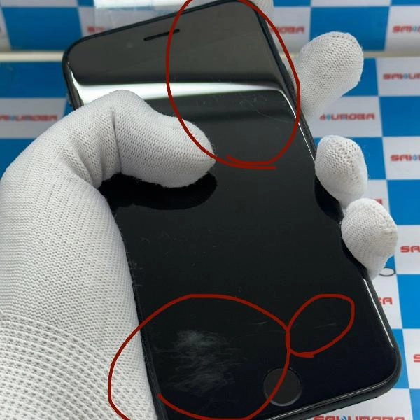 iPhoneSE 第2世代 SoftBank版SIMフリー 128GB MXD02J/A A2296 ジャンク品 ブラック