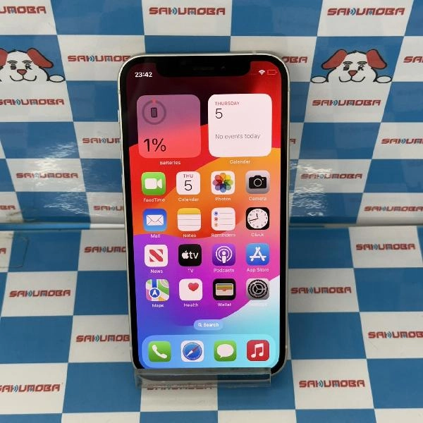 iPhone12 mini au版SIMフリー 128GB MGDM3J/A A2398 極美品 ホワイト