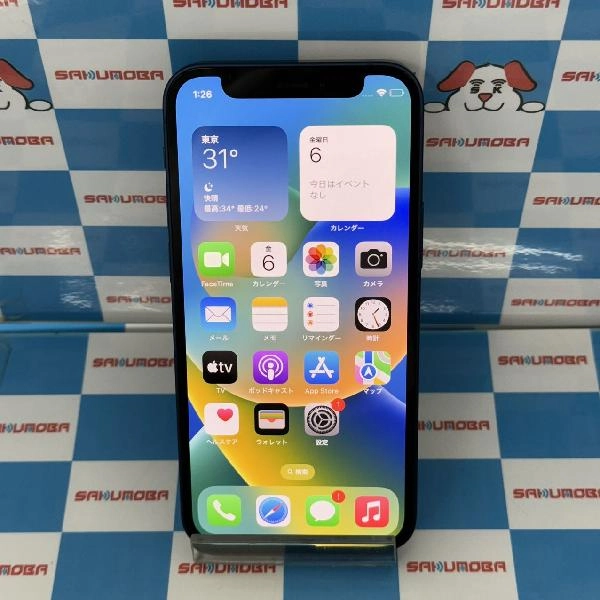 iPhone12 mini 楽天モバイル版SIMフリー 64GB MGAP3J/A A2398 極美品 ブルー