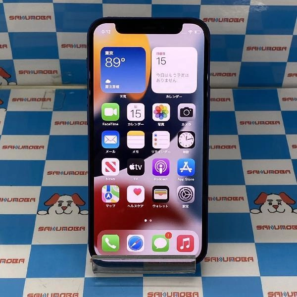 iPhone12 mini au版SIMフリー 64GB MGAP3J/A A2398 ブルー