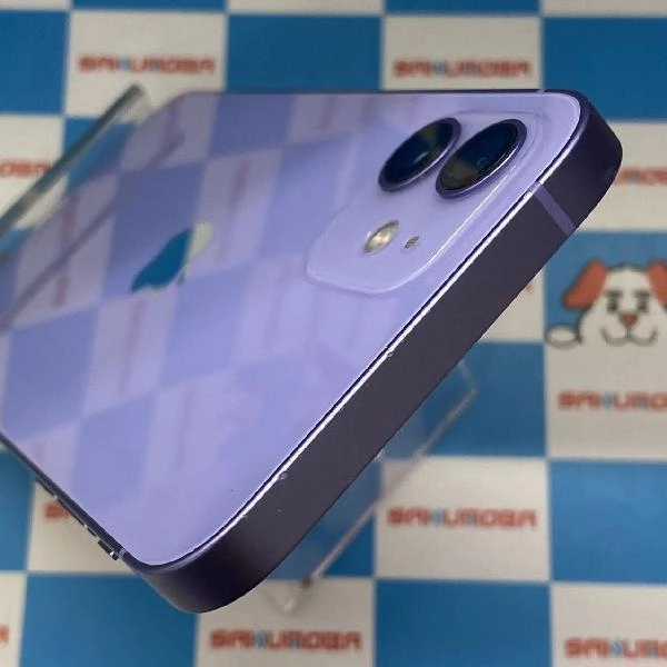 iPhone12 au版SIMフリー 128GB MJNJ3J/A A2402 美品 パープル