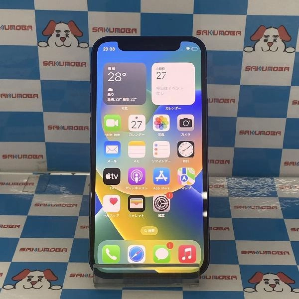 iPhone12 mini SoftBank版SIMフリー 64GB MGM93J/A A2406 美品 ブルー