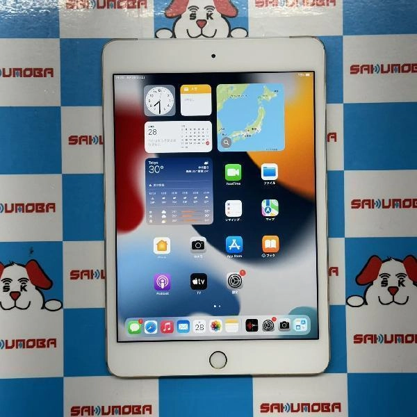 iPad mini 第4世代 Apple版SIMフリー 128GB MK782J/A A1550 新品同様 ゴールド