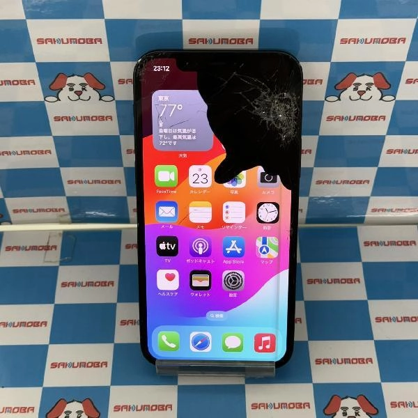 iPhone12 au版SIMフリー 128GB MGHU3J/A A2402 ジャンク品 ブラック