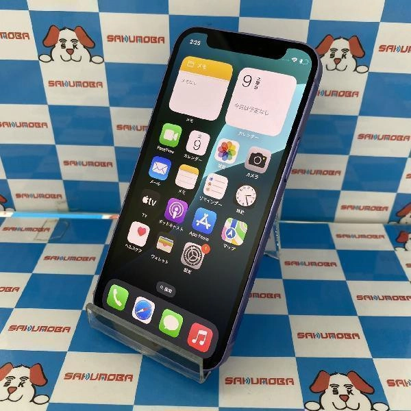 iPhone12 mini au版SIMフリー 128GB MJQD3J/A A2398 美品 パープル