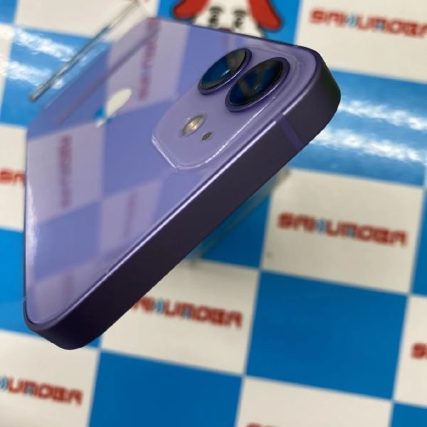 iPhone12 mini au版SIMフリー 128GB MJQD3J/A A2398 美品 パープル