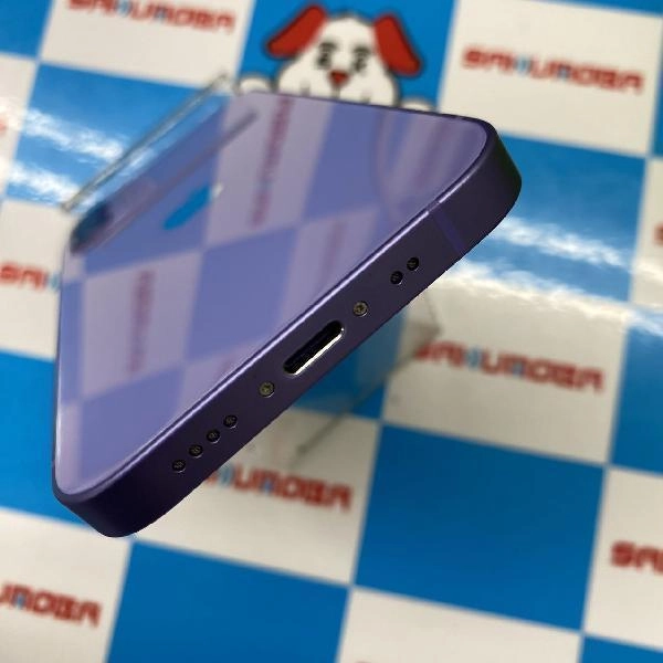 iPhone12 mini au版SIMフリー 128GB MJQD3J/A A2398 美品 パープル