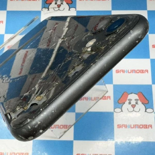 iPhone11 Y!mobile版SIMフリー 64GB MWLT2J/A A2221 ジャンク品 ブラック