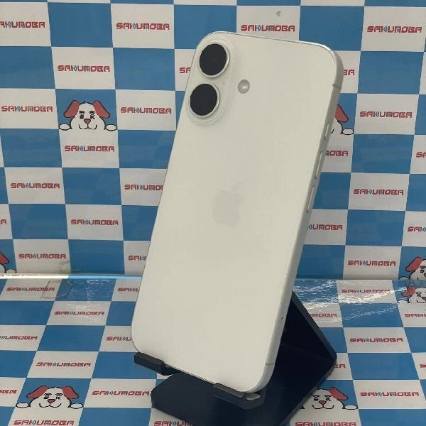 iPhone16 Apple版SIMフリー 128GB MYDR3J/A A3286 極美品 ホワイト