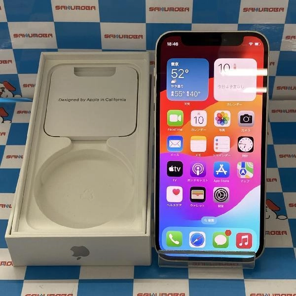 iPhone12 mini au版SIMフリー 64GB MGA63J/A A2398 美品 ホワイト