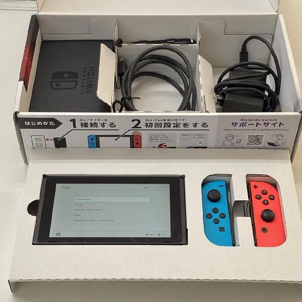 Nintendo Switch [ネオンブルー/ネオンレッド] 32GB HAC-S-KABAA 美品 No 商品カラー
