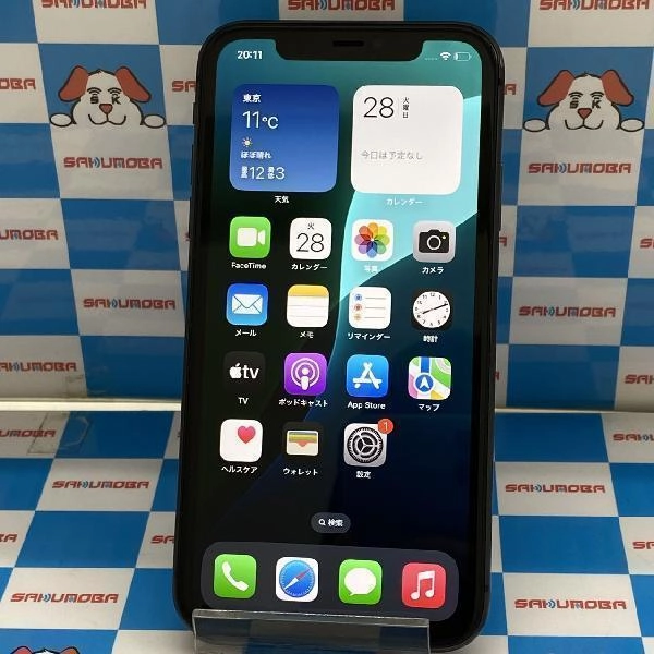 iPhone11 SoftBank版SIMフリー 64GB MWLT2J/A A2221 ブラック