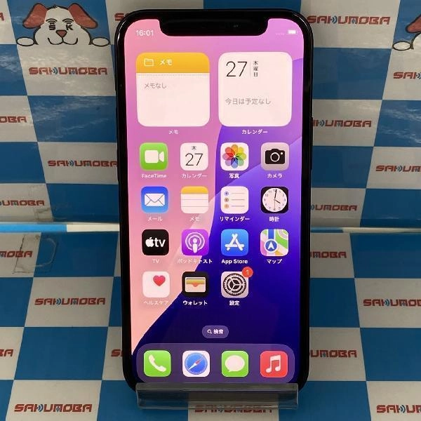 iPhone12 mini au版SIMフリー 64GB MGA03J/A A2398 美品 ブラック