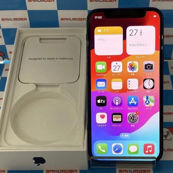 iPhone12 mini SoftBank版SIMフリー 64GB MGAP3J/A A2398 美品 ブルー