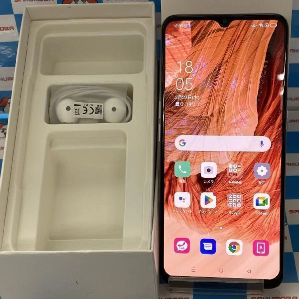 OPPO A73 楽天版SIMフリー 64GB CPH2099 極美品 ダイナミックオレンジ 楽天モバイル