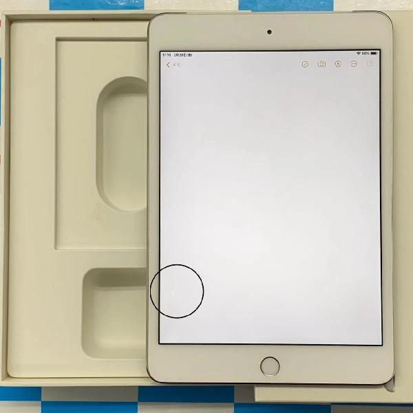 iPad mini 第4世代 au版SIMフリー 16GB MK702J/A A1550 訳あり品 シルバー
