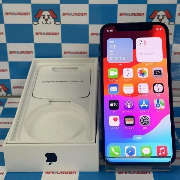 iPhone12 mini au版SIMフリー 64GB MGAP3J/A A2398 美品 ブルー