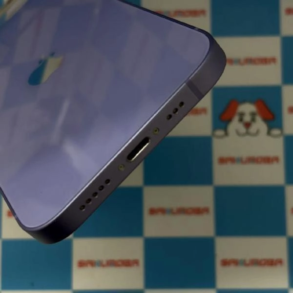 iPhone12 Apple版SIMフリー 128GB MJNJ3J/A A2402 ジャンク品 パープル