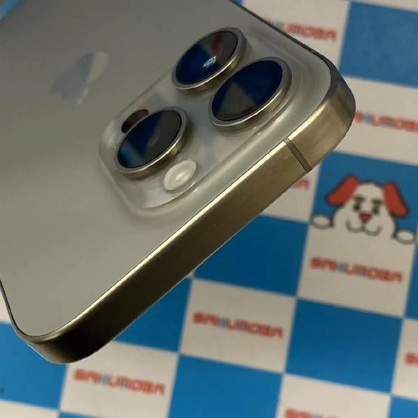 iPhone15 Pro Apple版SIMフリー 128GB MTU93J/A A3101 極美品 ナチュラルチタニウム
