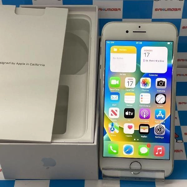 iPhone8 au版SIMフリー 64GB MQ792J/A A1906 シルバー