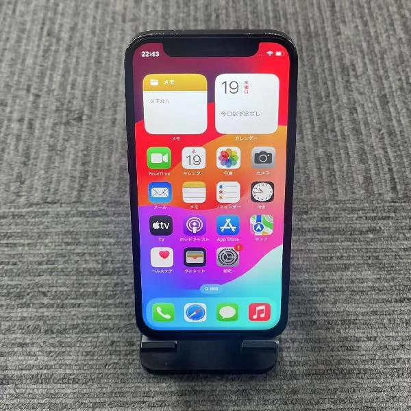 iPhone12 mini Apple版SIMフリー 64GB NGA03J/A A2398 ジャンク品 ブラック