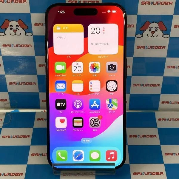 iPhone15 Pro SoftBank版SIMフリー 128GB MTU73J/A A3101 ブラックチタニウム