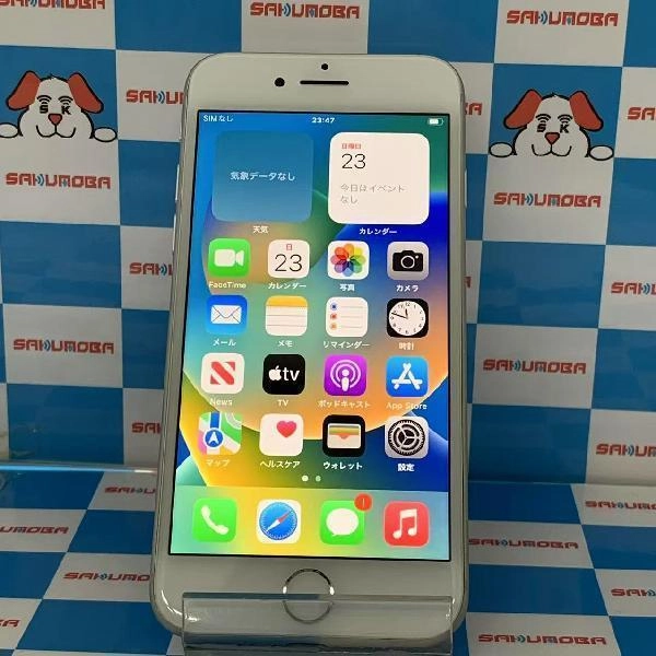 iPhone8 au版SIMフリー 64GB MQ792J/A A906 美品 シルバー
