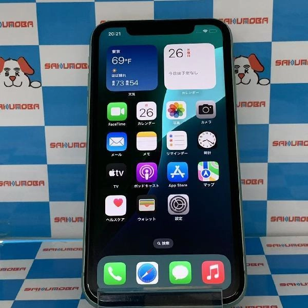 iPhone11 128GB docomo版SIMフリー NWM62J/A A2221 ジャンク品 グリーン
