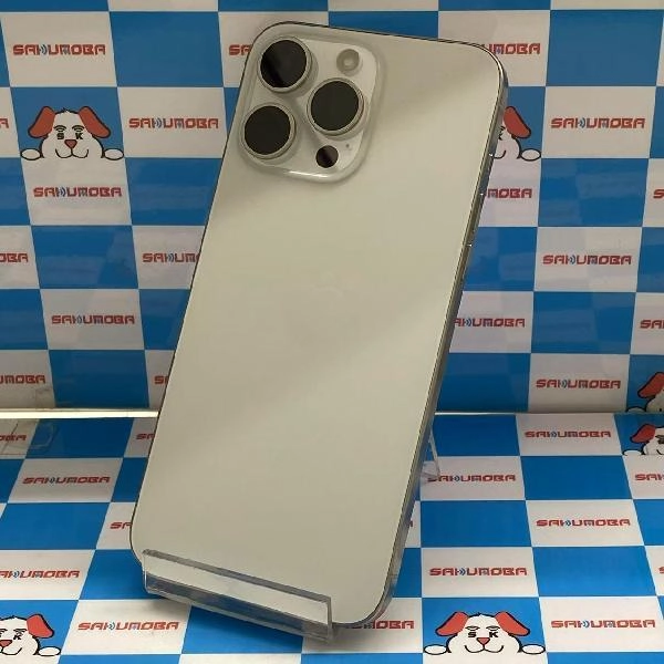 iPhone15 Pro Max 海外版SIMフリー 256GB MU673LL/A A2849 極美品 ホワイトチタニウム