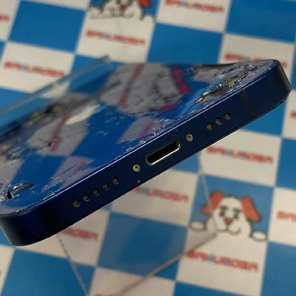 iPhone12 docomo版SIMフリー 64GB NGHR3J/A A2402 ジャンク品 ブルー