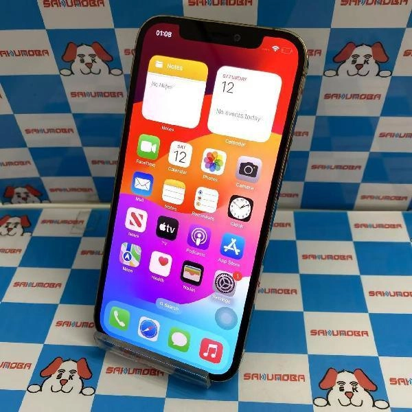 iPhone12 Pro Apple版SIMフリー 256GB MGMC3J/A A2406 ジャンク品 ゴールド