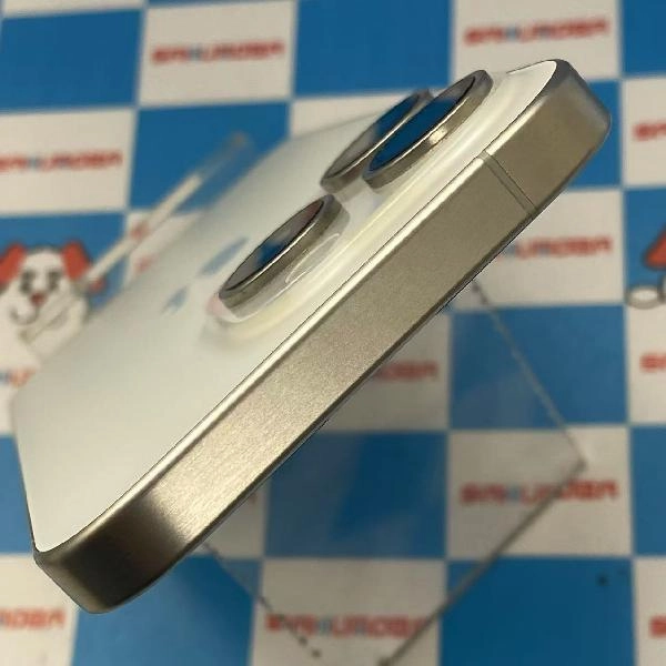 iPhone15 Pro SoftBank版SIMフリー 128GB MTU83J/A A3101 極美品 ホワイトチタニウム