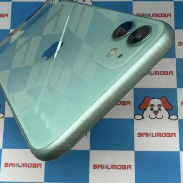 iPhone11 au版SIMフリー 128GB MWM62J/A A2221 ジャンク品 グリーン