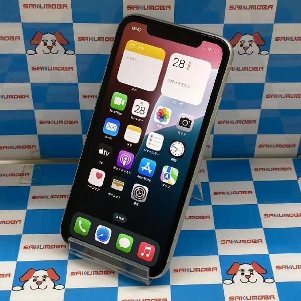 iPhone11 Apple版SIMフリー 128GB MWM22J/A A2221 ジャンク品 ホワイト