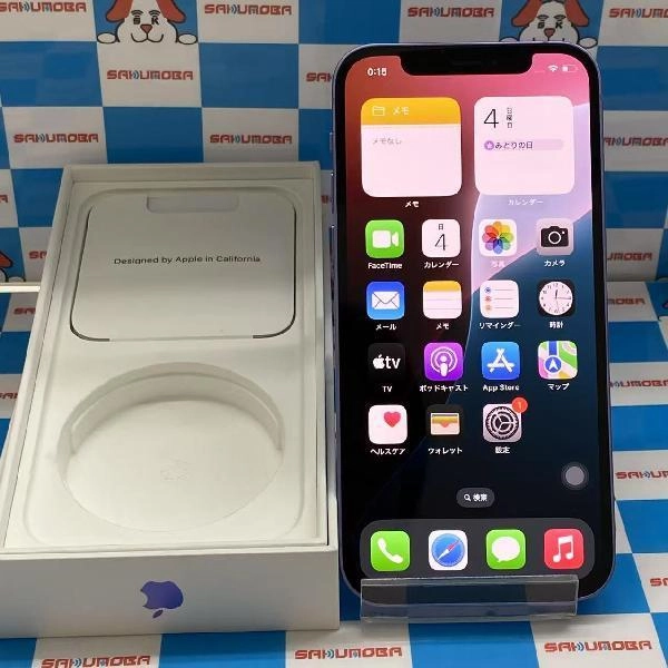 iPhone12 SoftBank版SIMフリー 256GB MJNK3J/A A2402 美品 パープル