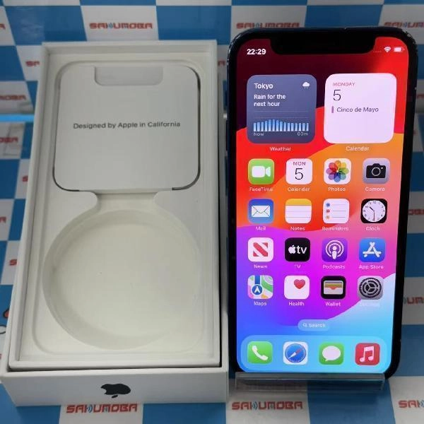 iPhone12 mini Apple版SIMフリー 128GB MGDP3J/A A2398 ジャンク品 ブルー