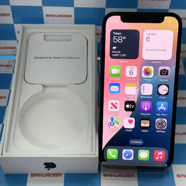iPhone12 mini SoftBank版SIMフリー 64GB MGAP3J/A A2398 ブルー