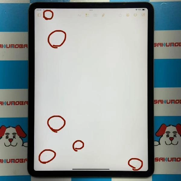 iPad Pro 11インチ 第2世代 Wi-Fiモデル 128GB FY232J/A A2228 訳あり品 スカイブルー