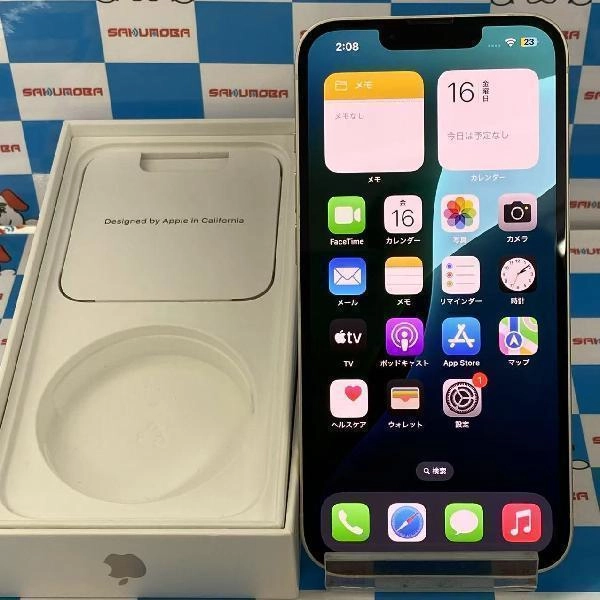 iPhone13 au版SIMフリー 256GB MLNJ3J/A A2631 美品